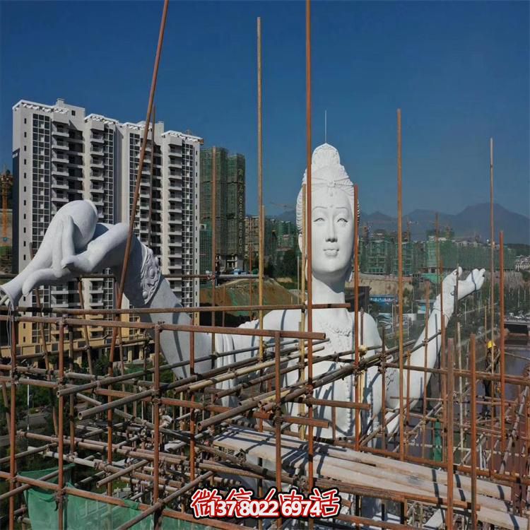 仿古石雕佛像，大型露天石像雕刻，美化景区广场