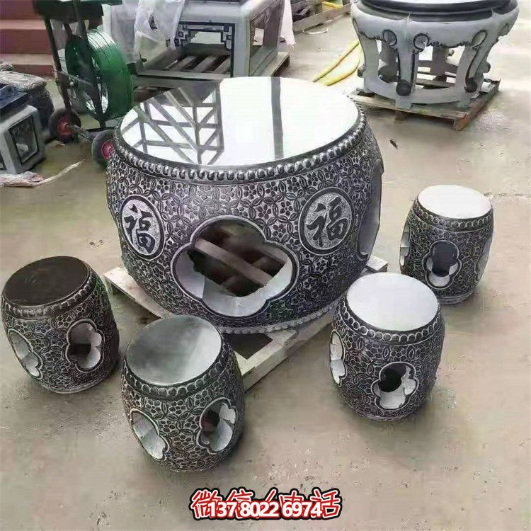 家用户外仿古大理石石桌石凳