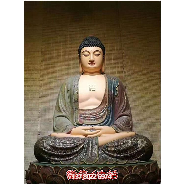 新奇大型玻璃钢如来佛祖雕塑