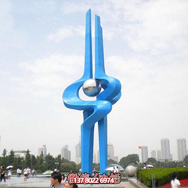 不锈钢彩绘户外大型园林景观摆件