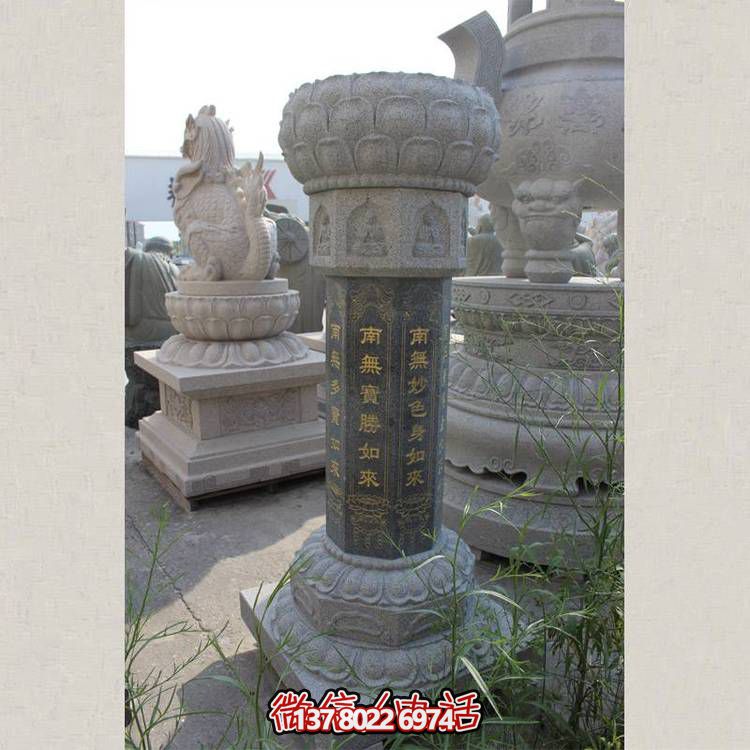 精美大理石浮雕石柱，点缀你的寺庙
