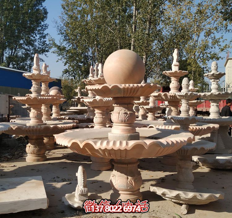 砂岩喷泉水景雕塑 砂岩喷泉水景雕塑