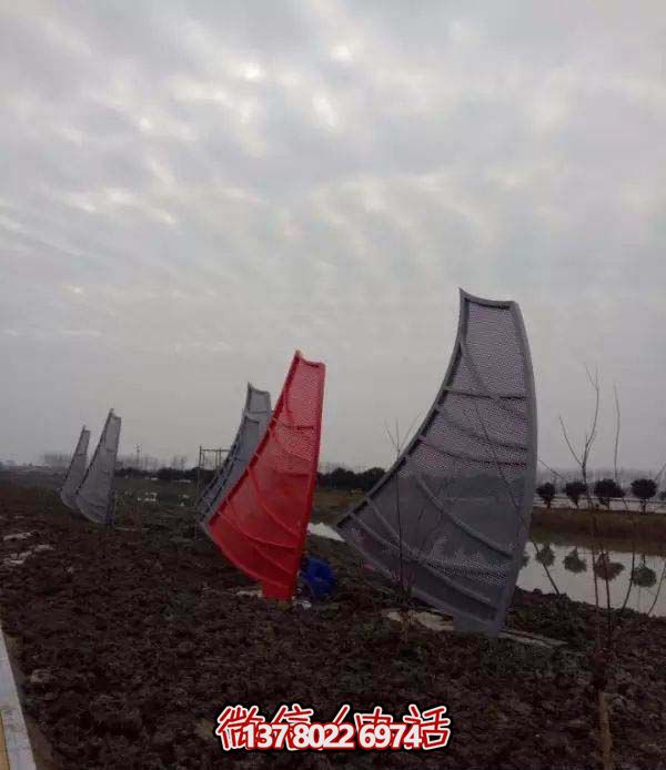 不锈钢帆船雕塑