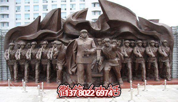抗战时期铜雕雕塑，缅怀那段英雄时光