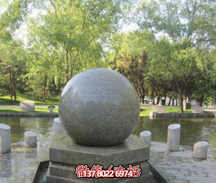 公园景观装饰小型大理石风水球石雕 公园景观装饰小型大理石风水球石雕