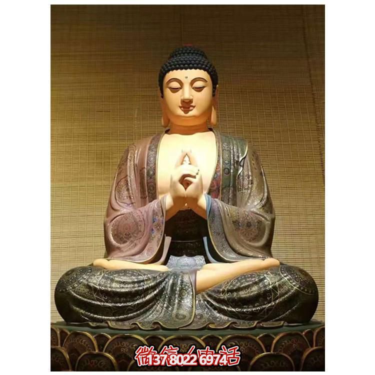 玻璃钢如来佛祖供奉菩萨景观