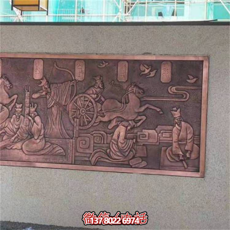 全方位视觉艺术装饰——室内外雕塑、浮雕、壁画、铜雕的完美结合