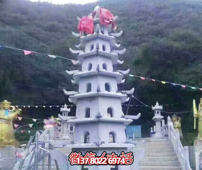 经典宝塔石雕园林景观 经典宝塔石雕园林景观