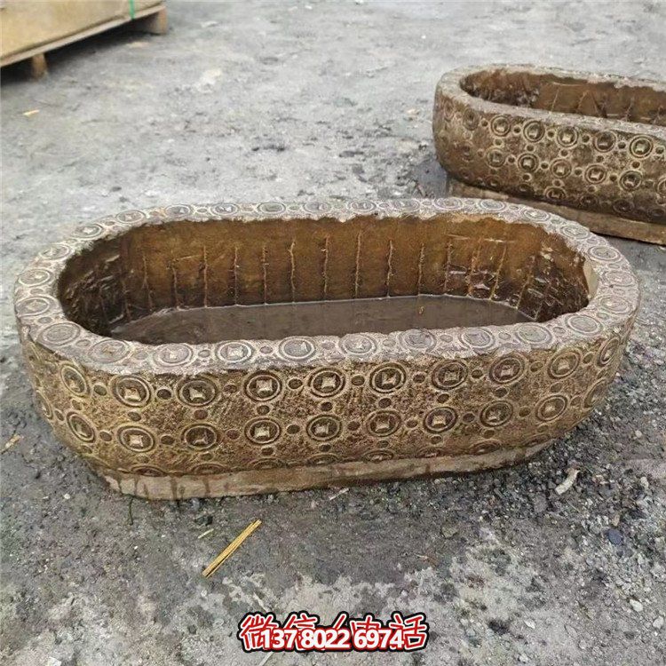 唯美老石槽，给你完美园林景观