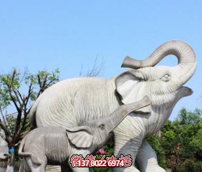 经典母子雕塑，点缀公园、景观户外空间