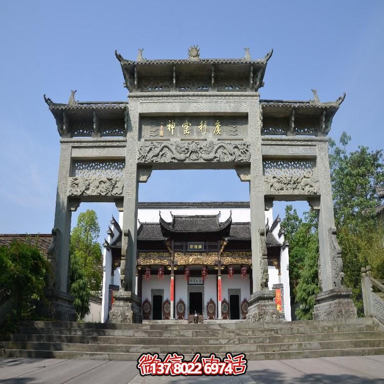 传承中式文化，体验大型石雕牌坊与雕塑的魅力