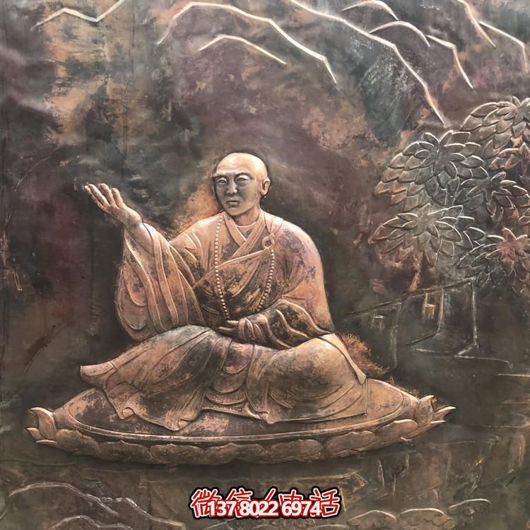 铸铜观音佛像浮雕壁画，带给大型寺庙仪式感的非凡气派
