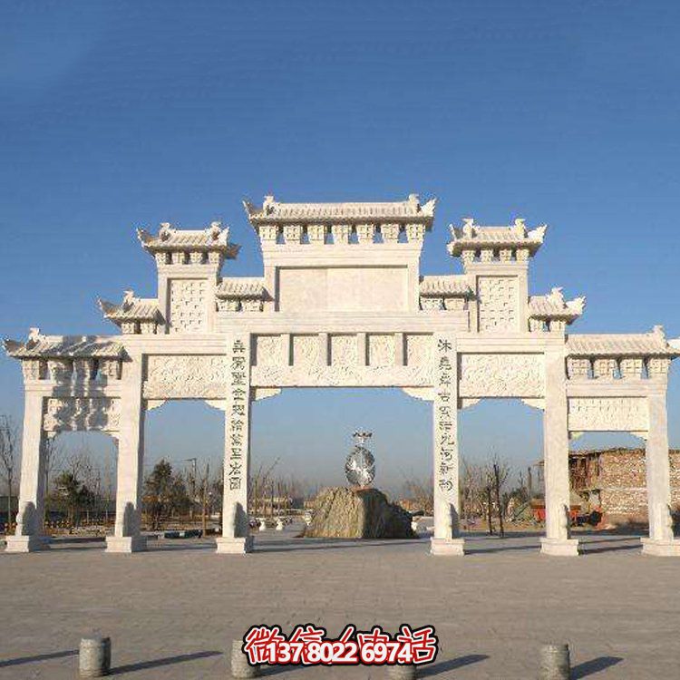 大型中式多门牌坊——缔造景区景点精彩瞬间