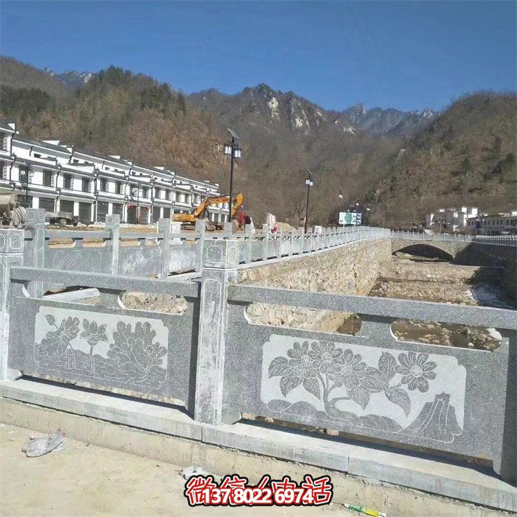 户外大型浮雕莲花河道围栏雕塑