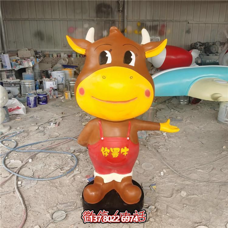 多彩玻璃钢雕塑，精美卡通公仔，装点你的店铺