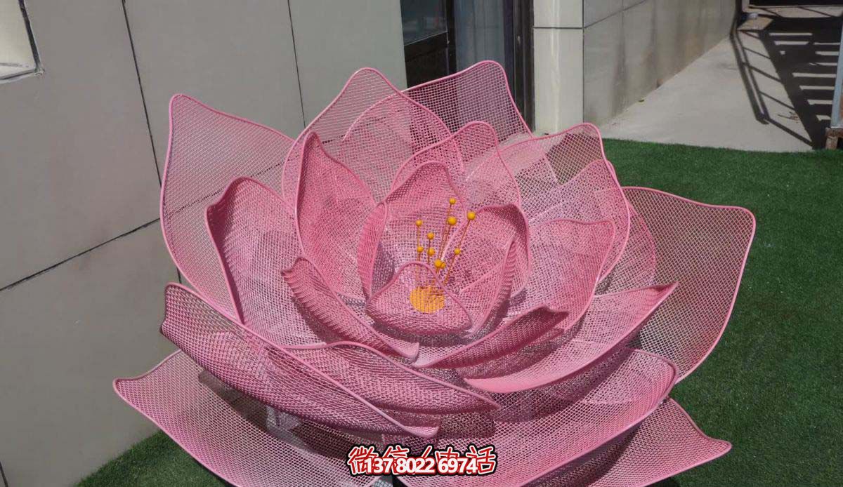 荷花铁艺不锈钢装饰品雕塑 荷花铁艺不锈钢装饰品雕塑
