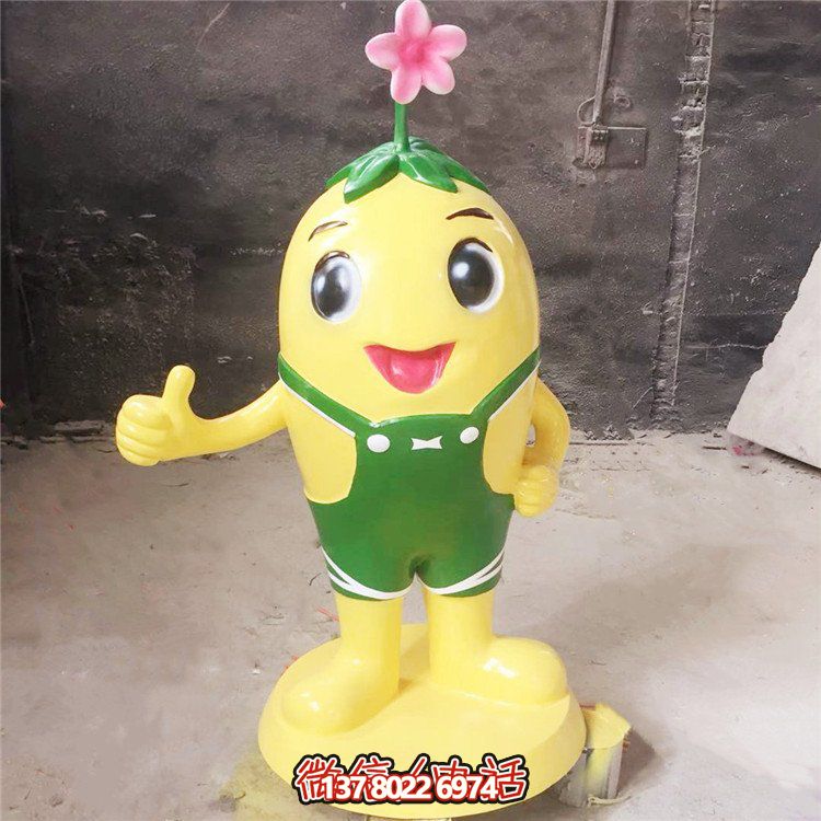 玻璃钢卡通人物雕塑，给幼儿园创意摆放