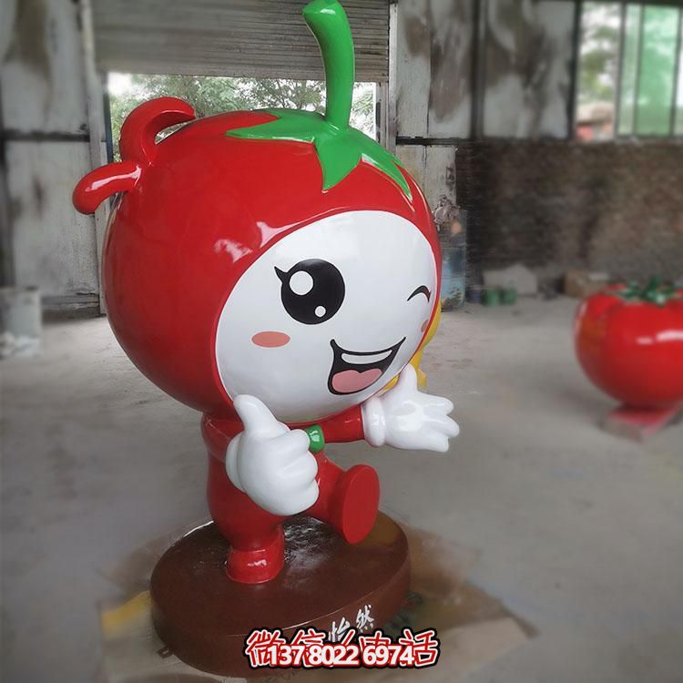 美式复古玻璃钢水果公仔摆件