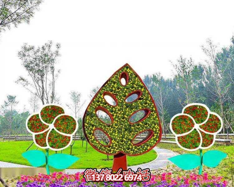 城市绿色景观雕塑——仿真五色草造型