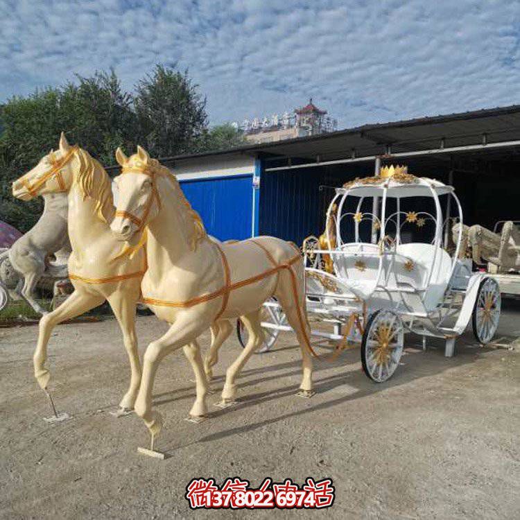 玻璃钢仿真动物马车，让您的公园和游乐场更具吸引力