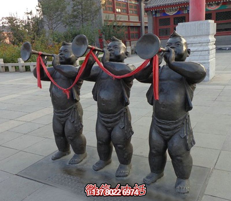 精美景观雕塑吹奏喇叭 精美景观雕塑吹奏喇叭