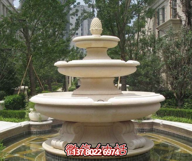 绚丽多彩的户外园林大理石雕塑喷泉 绚丽多彩的户外园林大理石雕塑喷泉
