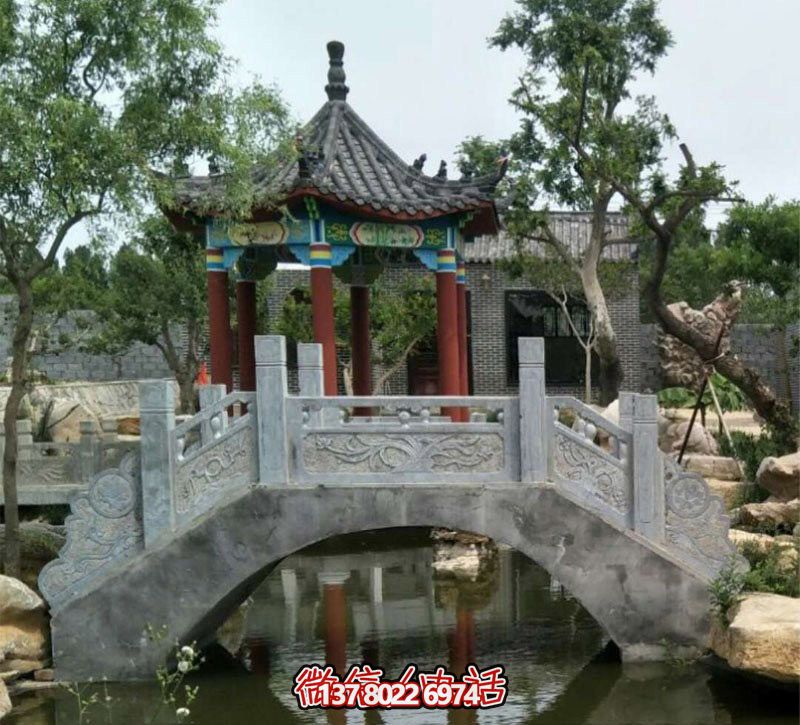 雅致江南园林仿古小桥石雕 雅致江南园林仿古小桥石雕