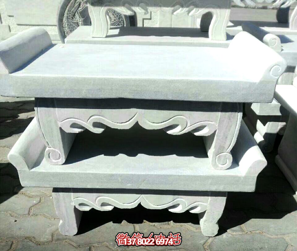 汉白玉佛像供桌，装点景区寺院