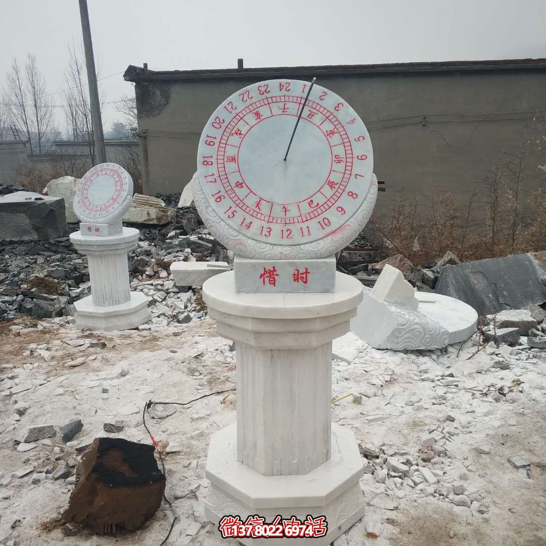 石质日晷雕塑，让景区更加创意美观！