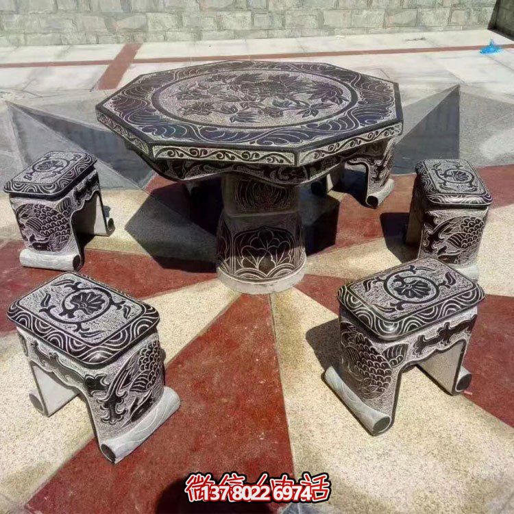 仿古青石石雕家居摆件
