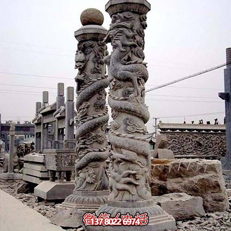 百年盘龙大理石雕塑