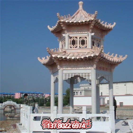 大理石凉亭，让您的园林景观更加完美