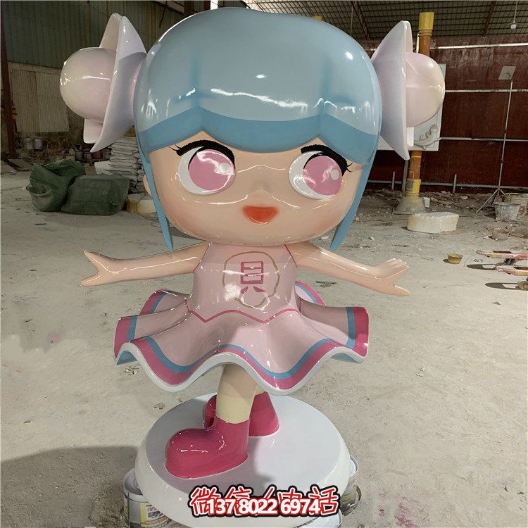 艺术玻璃钢卡通人物雕塑