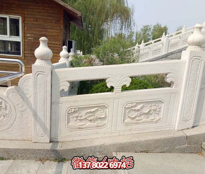 精美雕塑栏杆，提升公园景区入口环境