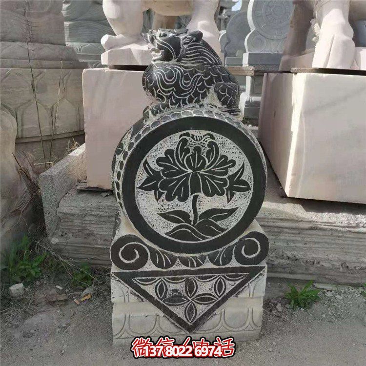 精美石雕抱鼓唤醒传统文化艺术