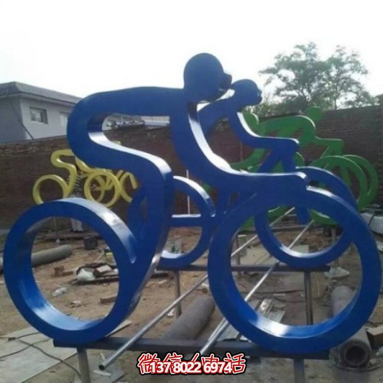不锈钢体育场所景观雕塑
