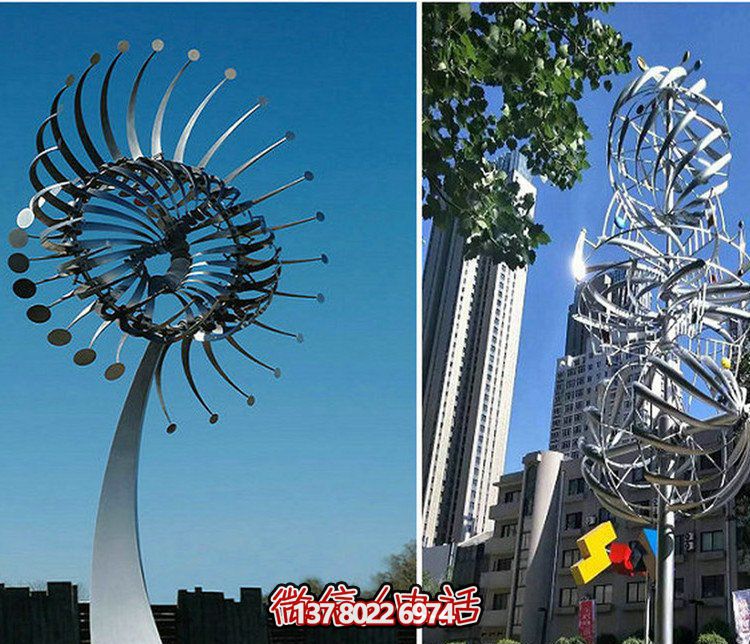 艺术不锈钢雕塑——美丽花朵永恒广场 艺术不锈钢雕塑——美丽花朵永恒广场