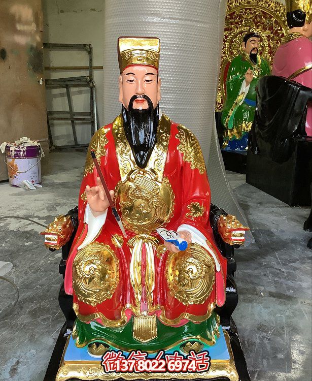 玻璃钢彩绘宗教佛像景观