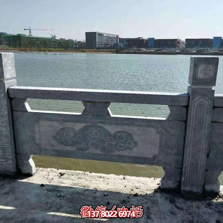 大型户外河道护栏大理石雕塑