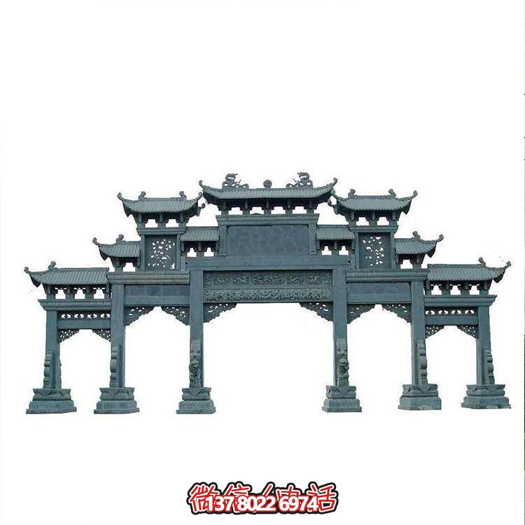 大型牌坊多门景观园林