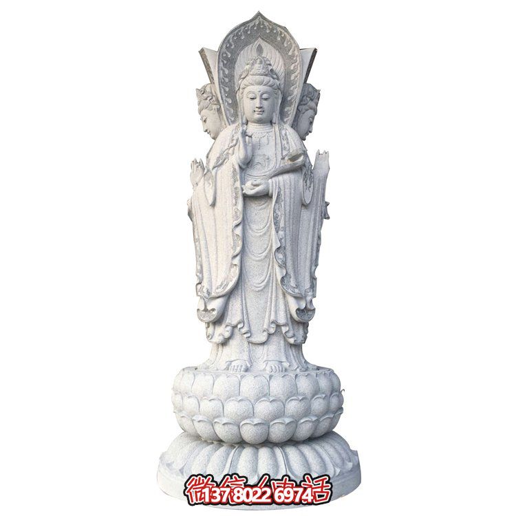 大理石雕刻观世音大型园林面景区