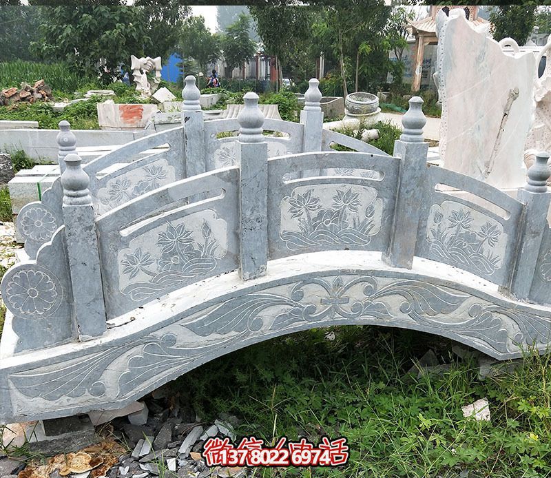 仿古石拱桥，景观石雕，美化庭园园林