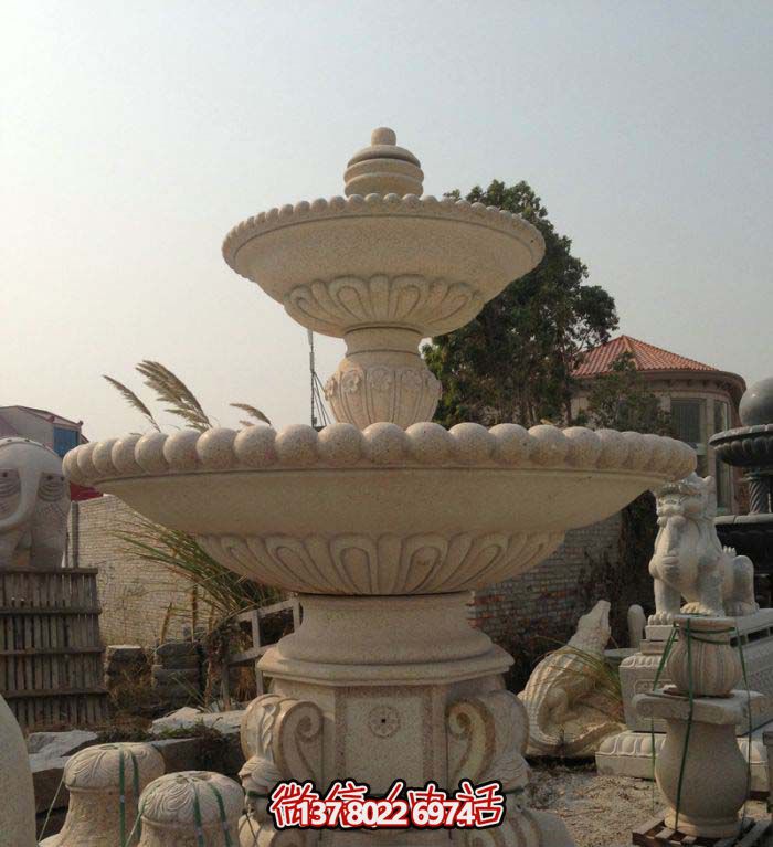 雕塑设计，构建大型花岗岩园林景观
