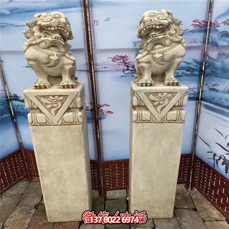 精美石雕摆件，装点家中庭院