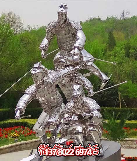 不锈钢古代雕塑景区抛光锻造滑雪人物 不锈钢古代雕塑景区抛光锻造滑雪人物