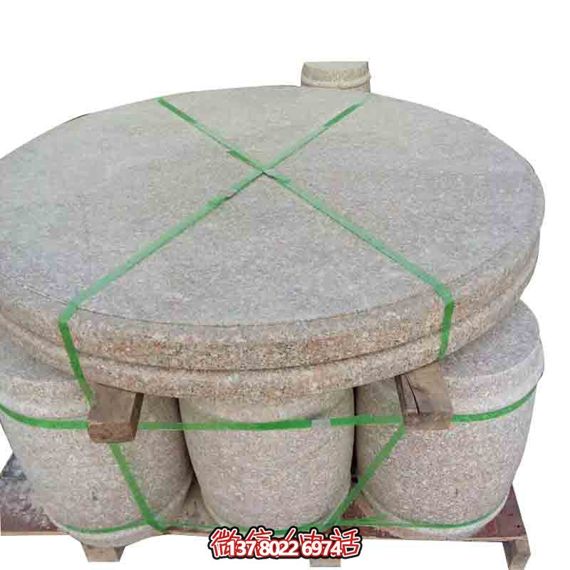 花岗岩简易石桌，下棋纳凉圆桌