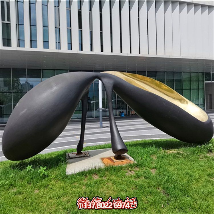 抽象不锈钢景观摆件，为你的广场和公司添上创意色彩