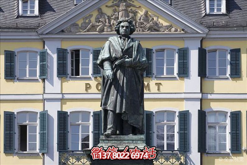古典主义时期著名作曲家贝多芬玻璃钢雕塑 古典主义时期著名作曲家贝多芬玻璃钢雕塑