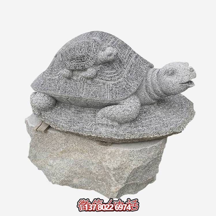 经典艺术之旅——大理石砂石雕塑乌龟园林