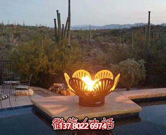 不锈钢发光花朵雕塑 不锈钢发光花朵雕塑